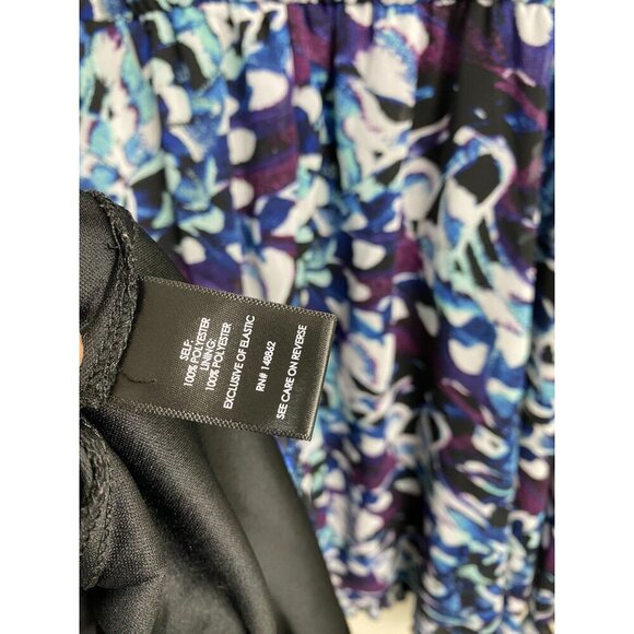 Torrid Mini Chiffon Ruffle Dress Sleeveless Multicolor Size 2X vacation Flowy - Picture 4 of 15